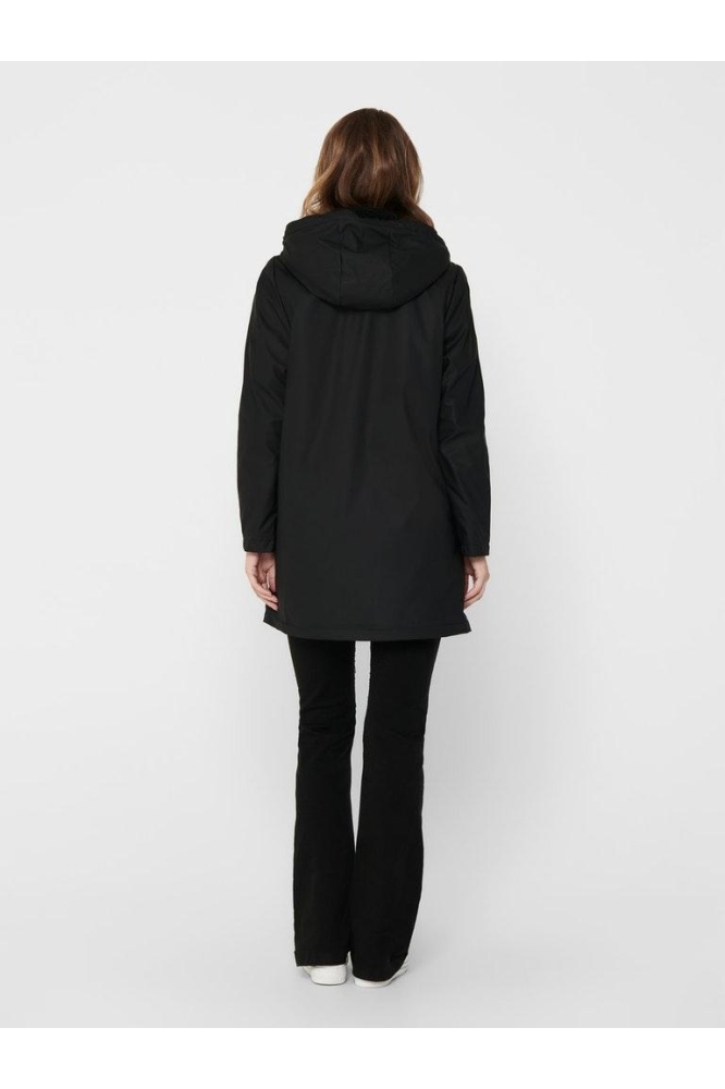 ONLSALLY RAINCOAT CC OTW 15206116 Black/BLACK TEDD